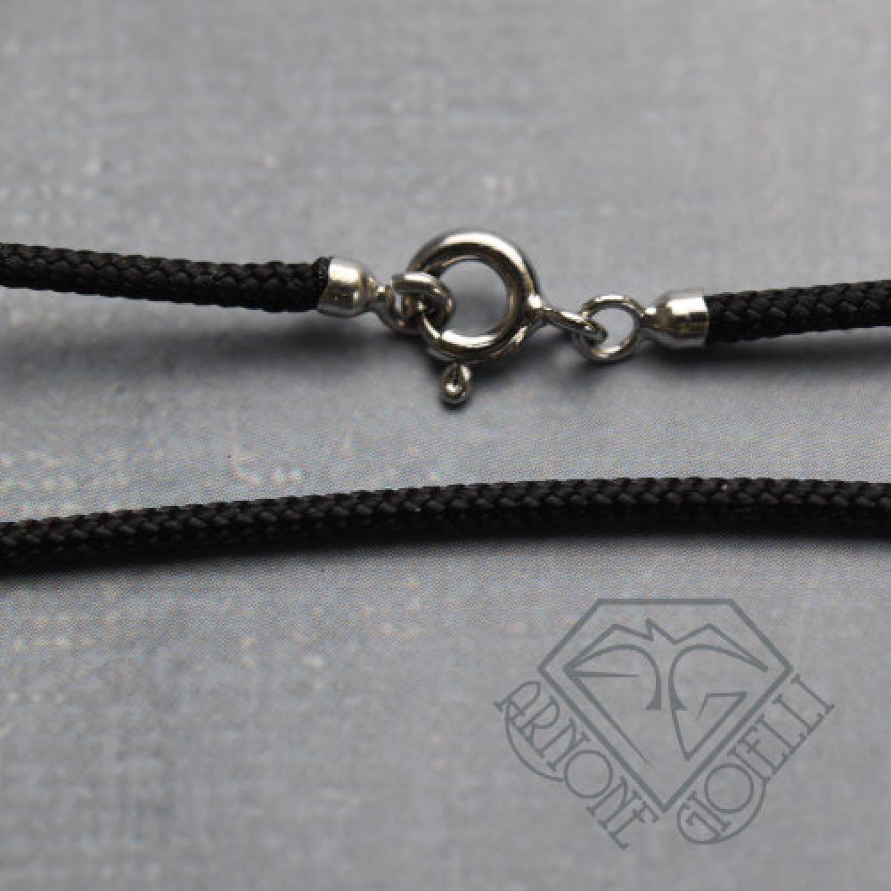 Cordone mono filo chiusura in argento